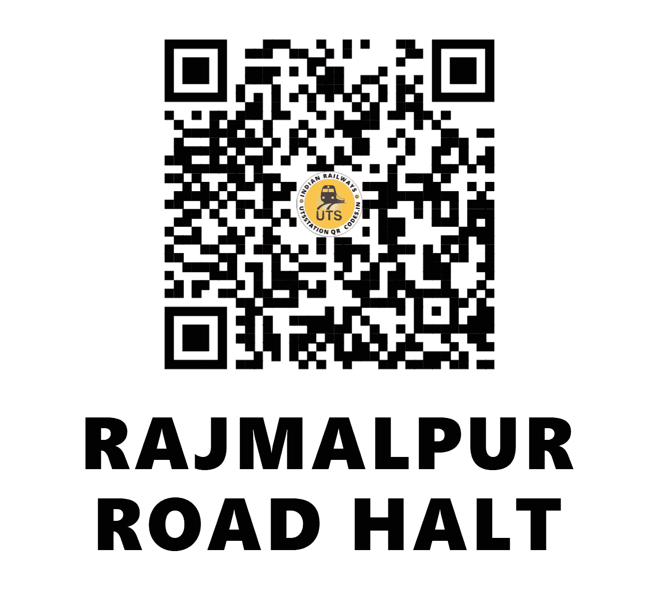 UTS QR Code for RAJMALPUR ROAD HALT - RJMP - NE (UTTAR PRADESH)